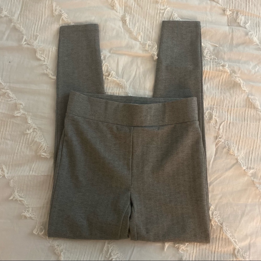 new loft heather grey business pant leggings